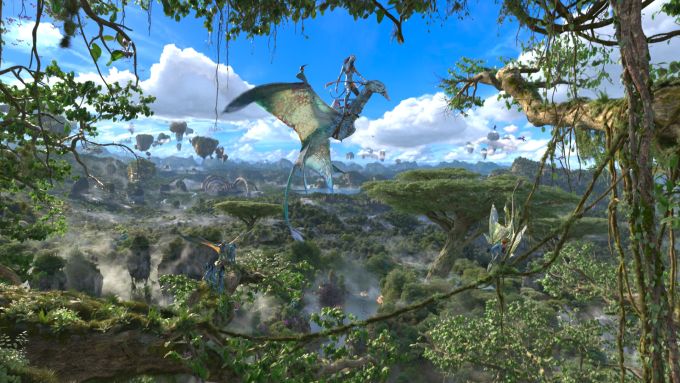 Pictured: A scene from Avatar Flight of Passage, a 3-D thrilling adventure on Pandora Ð The World of Avatar at Disney