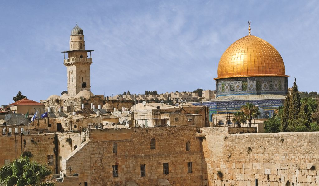Jerusalém, a cidade sagrada. 