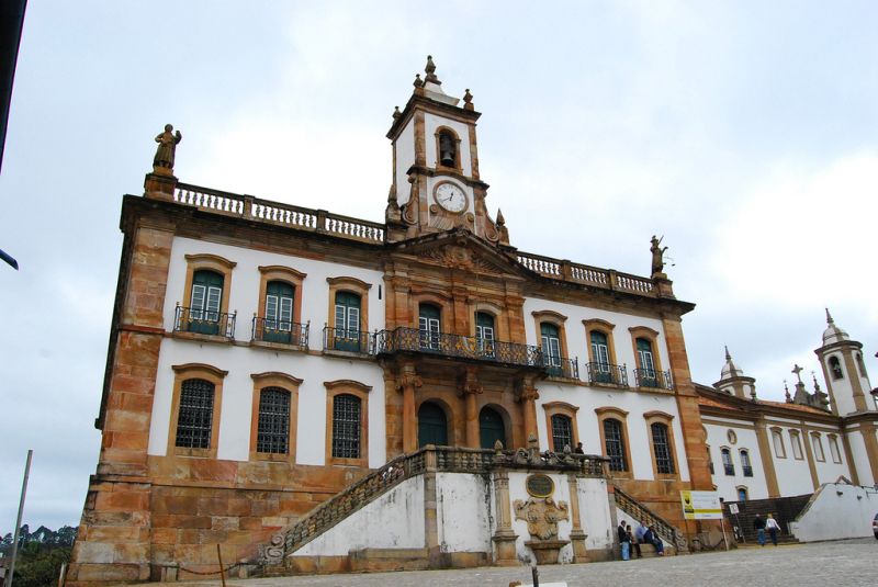Museu da Inconfidência, um dos principais pontos de visitação em Ouro Preto. Reúne acervo com objetivos importantes do movimento separatista.
