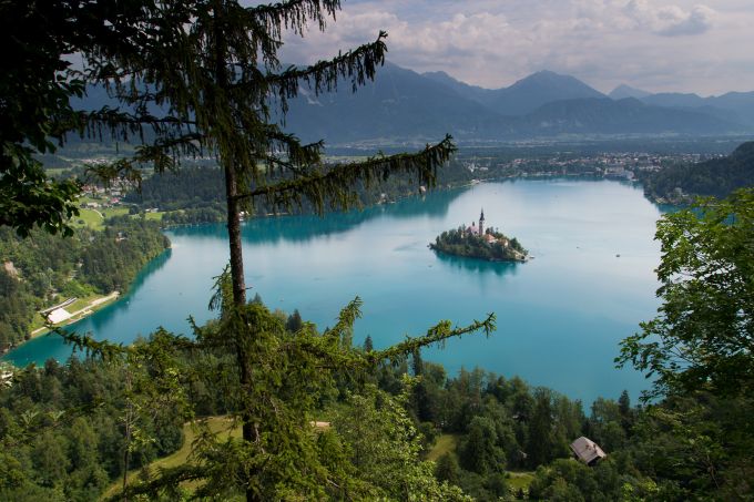 Lago mais lindo do mundo Bled Eslovênia