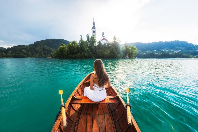 Barco em Bled