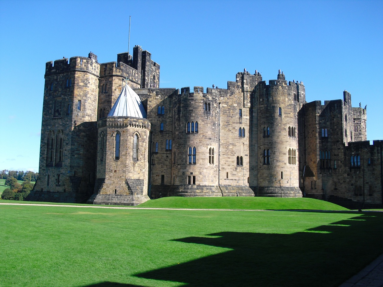 Lugares usados nas gravações de Harry Potter: Castelo Alnwick