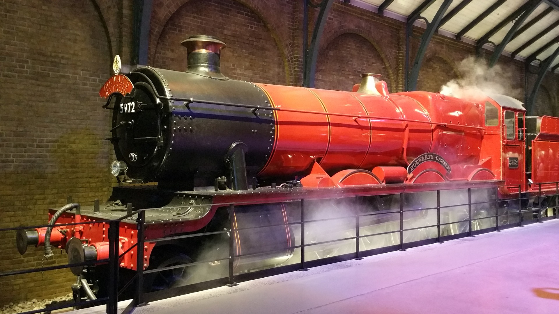 Lugares usados nas gravações de Harry Potter: Expresso de Hogwarts