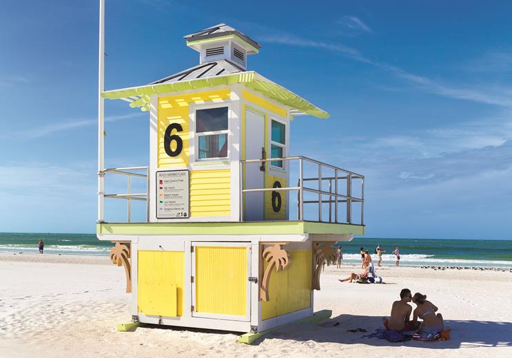 Lifeguard Station #6 Clearwater Beach, Florida